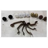10+/- Vintage Door Knobs (5 pairs), 6+/- Barn