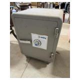 Vintage Sentry Combination Safe on Wheels