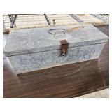 Vintage Galvanized Tool Box