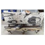 Yule Log Gas Fireplace Log Set