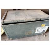 Vintage Wood Military Trunk