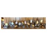 16+/- Pewter Figurines, 2 Eggs