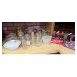 Jars, Pitchers, Glasses, Coca-Cola Bottles,