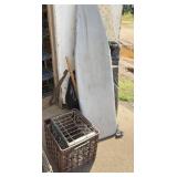 2 Ironing Boards, 3 Crates