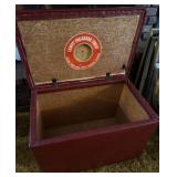 Vintage Lewyt "Treasure Chest" Storage Ottoman