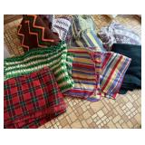 9+/- Throw Blankets (3 are Afghans)