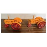 2 ERTL Minneapolis Moline Model Tractors