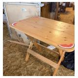 Card Table, Folding Wooden Table,