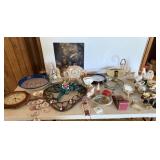 Clocks, Mantle Clock, Coors Light Tray, Candle