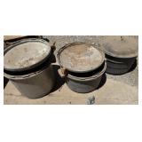 2 Pressure Cookers, Enamelware Canning Pot