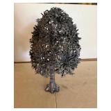 Metal Tree Sculpture
