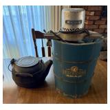 Cast Iron Tea Kettle, Dolly Madison Ice Cream