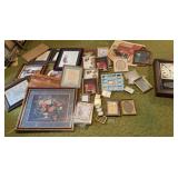 Picture Frames, Wall Art Pieces, Small Mirror,