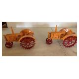 2 Minneapolis Moline Model Tractors