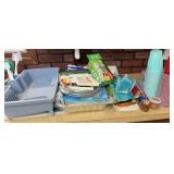 Dish Drying Tray, Cups, Sandwich Bags, Napkin