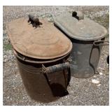 2 Vintage Boilers or Wash Basins