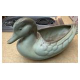 Vintage Frankoma Pottery Duck Planter