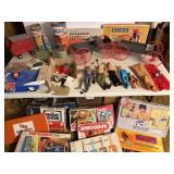 Vintage Games, Tinker Toys, 2 Toy Buckboards,