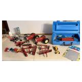 Vintage Erector Set, 2 Farmtoy Tractors, Mini
