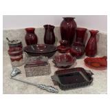 Ruby Red Glassware