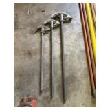 (3) Gardner Conduit Benders