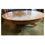 Round Coffee Table On Casters