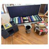 Poker Chips, Car Shuffler, Dice,