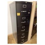 Metal Five Drawer Legal File Cabinet