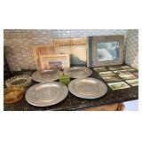 Air Force Plates, Post Cards, Ashtrays,
