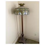 Vintage Tiffany-Style Floor Lamp
