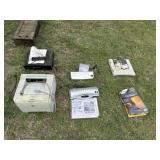 VHS Player, Laminators, Printer, Misc.