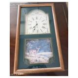 Vintage Ingraham Quartz Wall Clock