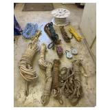 Rope, Pulleys