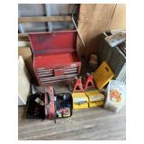 Tool Box, Car Emergency Kit, 3T Jack Stands,