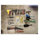 Grommet Tool, Scrapers, Rivet Tool, misc.