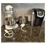 Kitchen Aid Mixer, Keurig