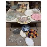 Serving Dishes & Platers, Punch Bowl, Vases