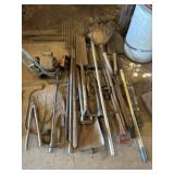 Edger, Machetes, Shovel, Broom, Rake,