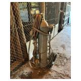 Cutting Torch Cart, Oxygen Bottle