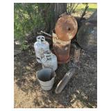 2 Small Propane Tanks