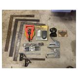 Levels, Framing Squares, Staplers