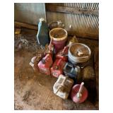 Gas Cans, Motor Oil