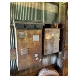 Electrical Boxes with Shelf, Light Bulbs
