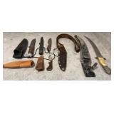 2 Chris Reeve Knives w/ Sheaths, Pontifex Karl