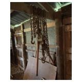 Chains and 2 Hoists