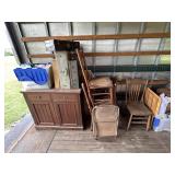 Vintage Chairs, Luggage, Buffet, Step Stool, Misc.