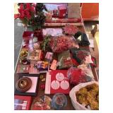 5 +/- Boxes of Christmas Decor & Gift Wrapping