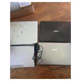 3+/- Boxes Older Laptops, Remotes & Cords