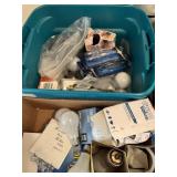 6+/- Boxes of Light bulbs, Cleaning Miscellaneous