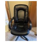 Black Office Chair Pleather